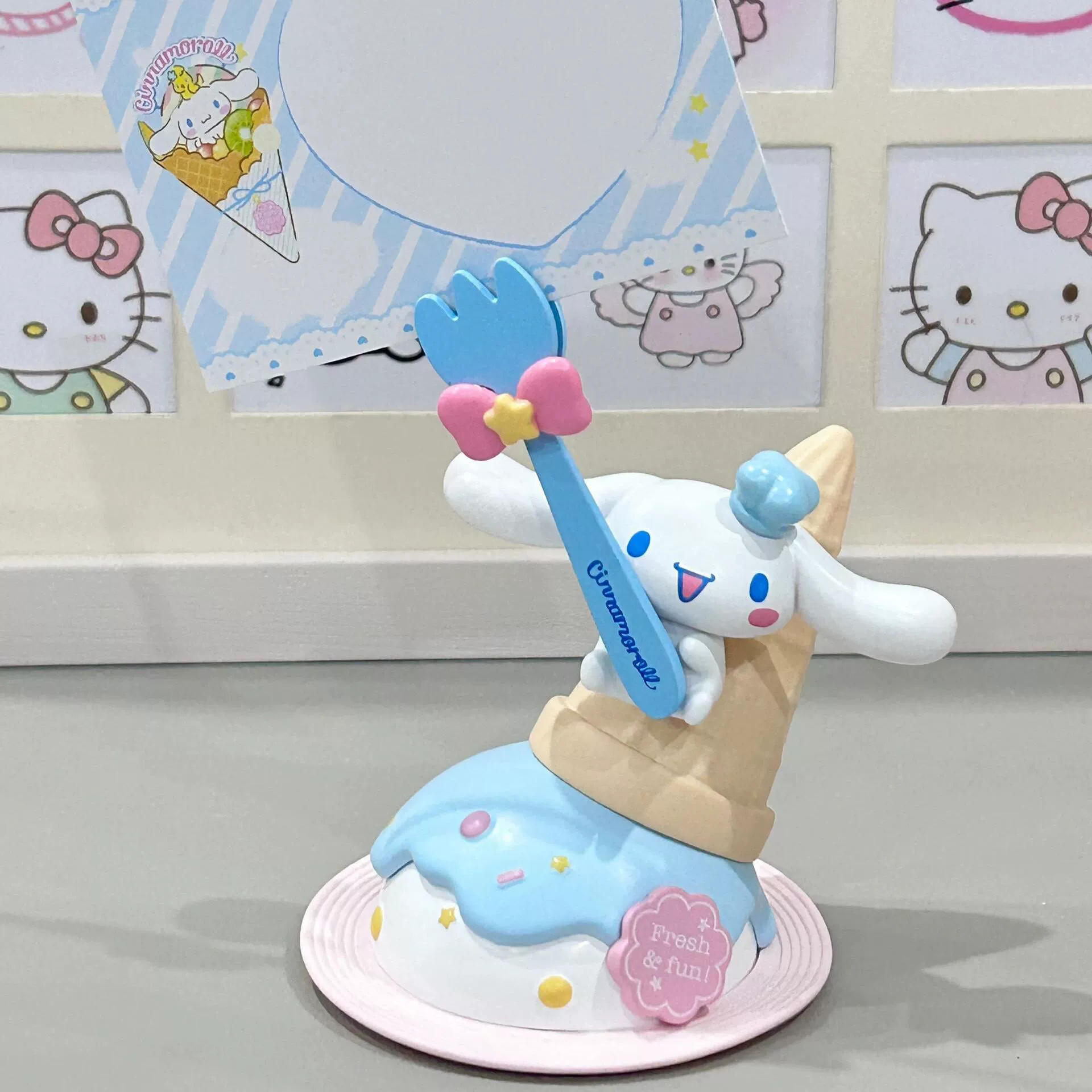 Оригинальные стикеры Sanrio family dessert, серии автомобильные центральные консоли милые женские модные игрушки заметки