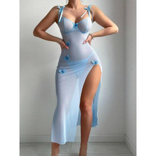 W 21544 Lace Backless Lingerie Nightdress ��˿¶������˯ȹ