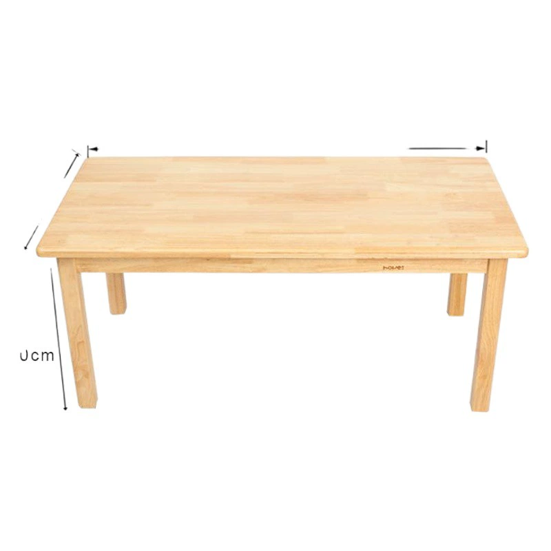 Стол для детского сада, стол и стул из цельного дерева, детский письменный стол, бытовой прямоугольный стол для учебы учащихся начальной школы