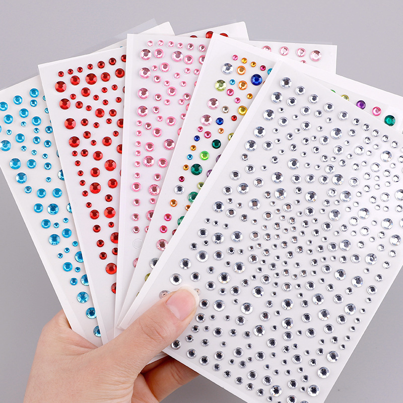 Cross-border large star 325 3456mm rhinestone Diamond stickers beauty face stickers makeup stickers nail Diamond stickers Cross-border large star 325 3456mm rhinestone Diamond stickers beauty face stickers makeup stickers nail Diamond stickers