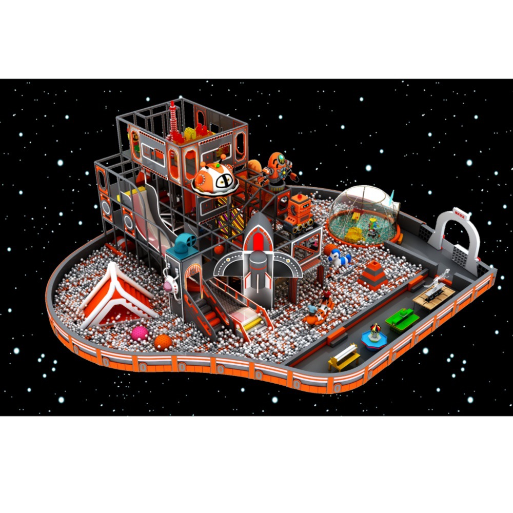 Indoor Playground Space Series Children's Parent-Child Playground Shopping Mall Restaurant Indoor Naughty Castle Facilities Source Factory