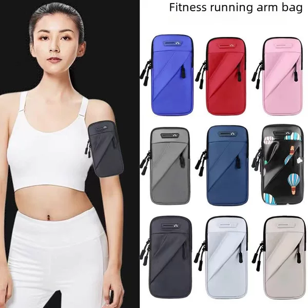 Running Huawei Mobile Phone Case Arm Bag with Wrist Bag Multi-Functional New Style Men and Women Can Be Worn Cross-Body Waist Hanging Outdoor Sports