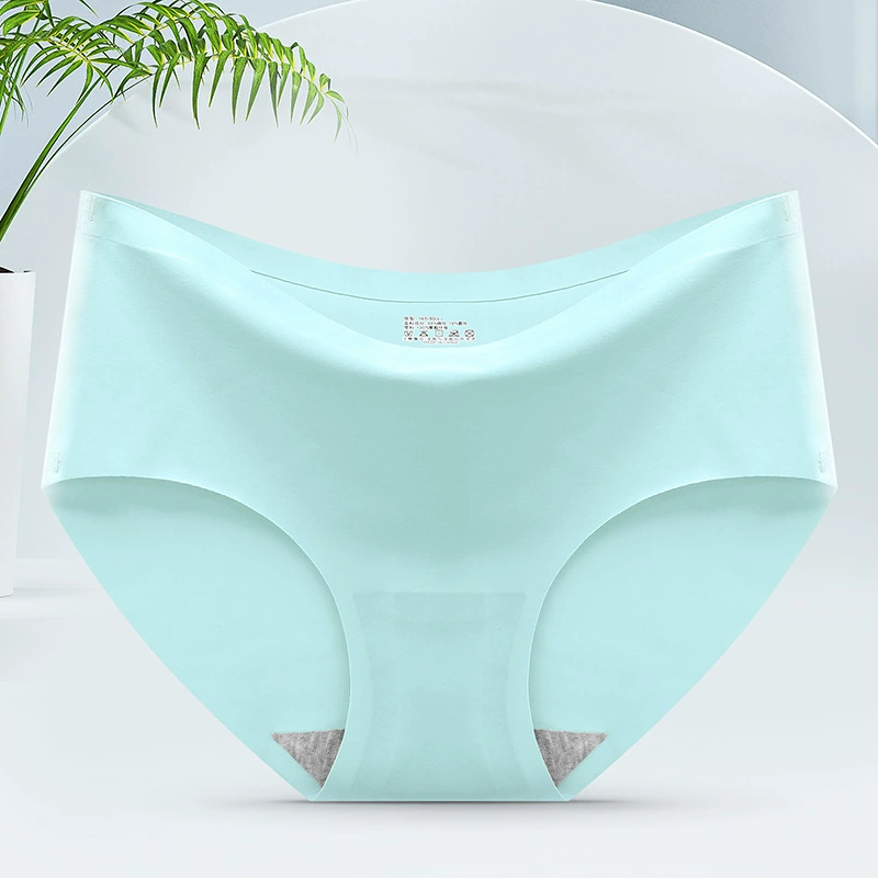 Silk Panties, Women’s Mid-Rise Seamless Underwear, Soft Stretch Fabric, Multiple Colors
