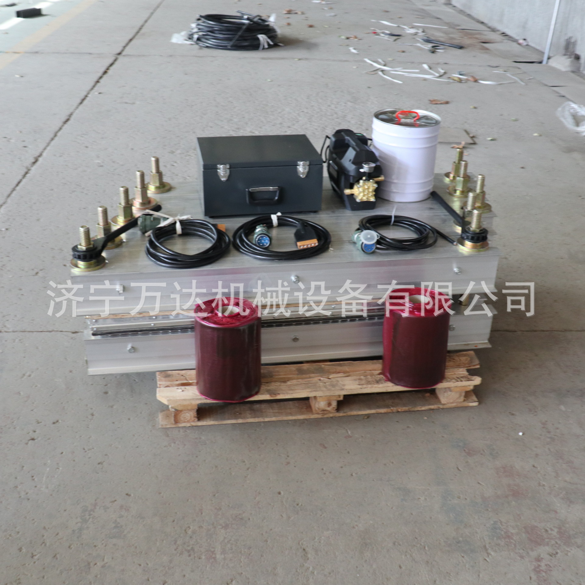 井下防爆水冷皮带硫化机 输送带接头全自动电热硫化机皮带修补器