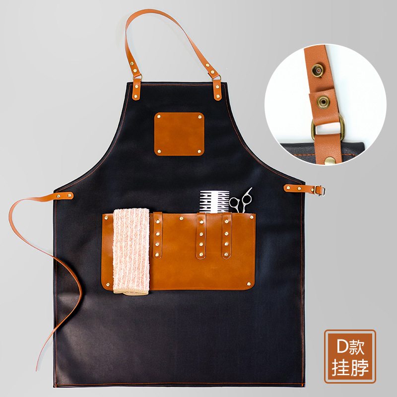 Modelo D cuello colgante p008 negro