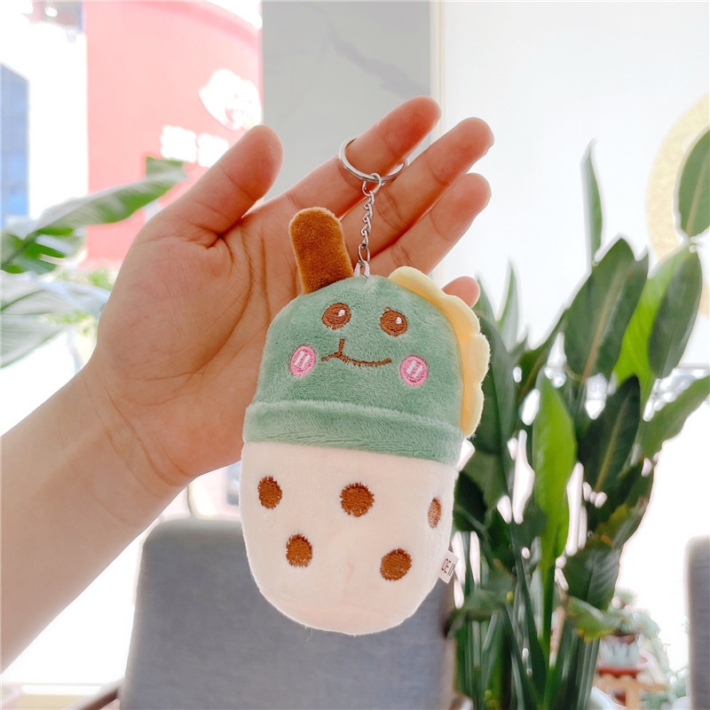 Cartoon Animal Feeding Bottle Cup Pendant Milky Tea Cup Doll Cute Bag Doll Ornaments Plush Toy display picture 6