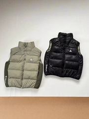 跨境款冬季潮牌ACG保暖潮流户外背心男款轻便机能外套立领马甲
