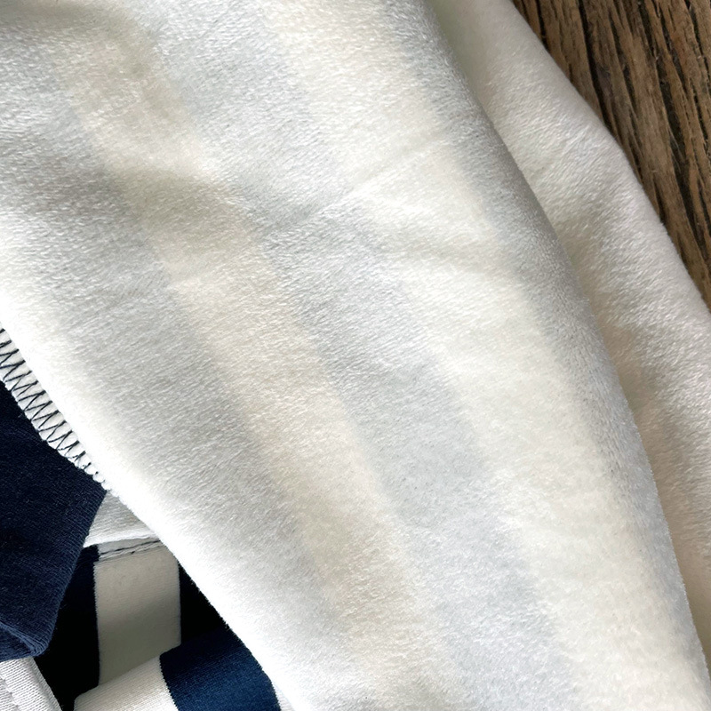 Pull enfant rayé avec col et cravate sweat-shirt manches longues_voghion.com