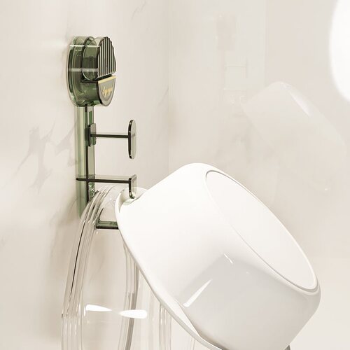 Juyi light luxury suction cup basin hook storage rack basin hanging basin bathtub bathroom punch-free wall-mounted