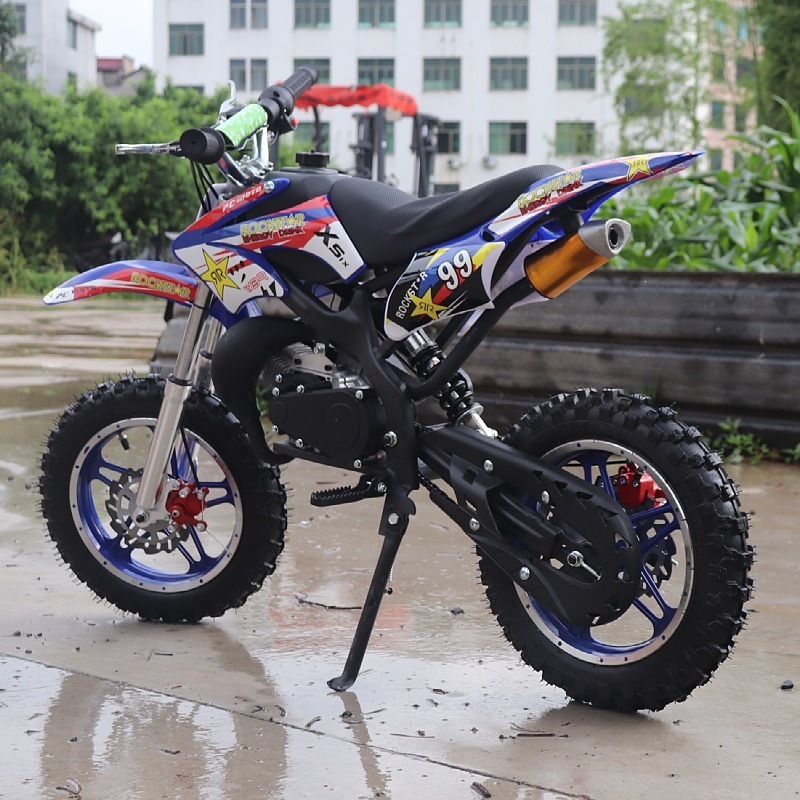 Mini motocicleta de nieve Erchong 49CC motocicleta de montaña para niños pequeño coche deportivo de playa todo terreno