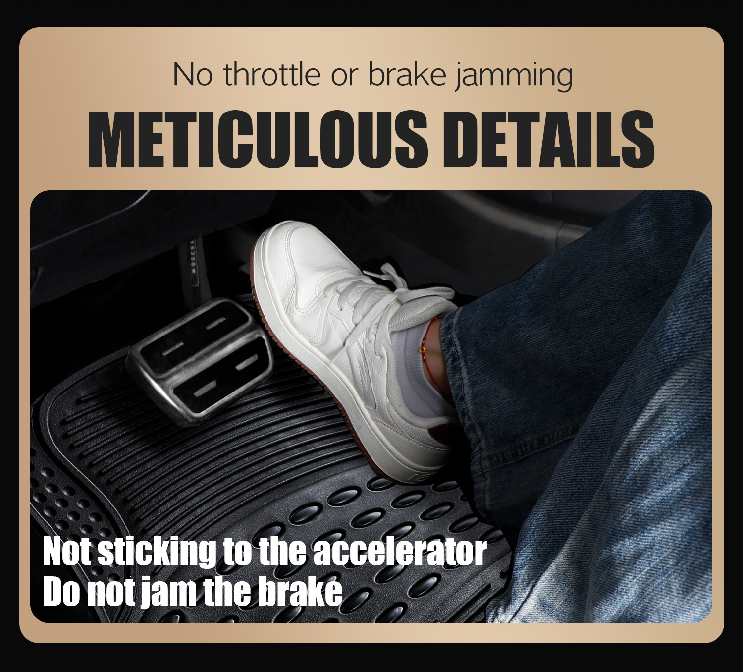 Car Floor Mats 4-Piece Set Pvc Waterproof Anti-Slip Universal Floor Mats Durable for All Seasons Export Wholesale Factory Direct Sales