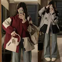 Spring Jacket for Elementary Students -Beloved American Style, Oversized Loose Fit