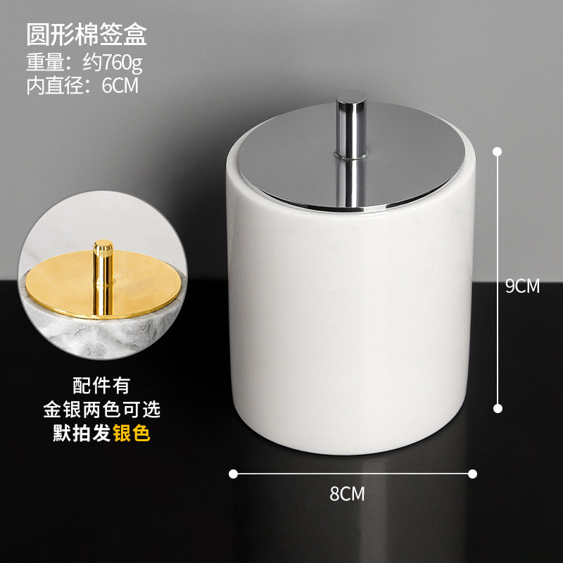 Caja de firma de algodón redondo
