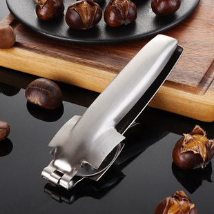 Chestnut opener stainless steel cross chestnut opener 430 stainless steel nut sheller factory wholesale