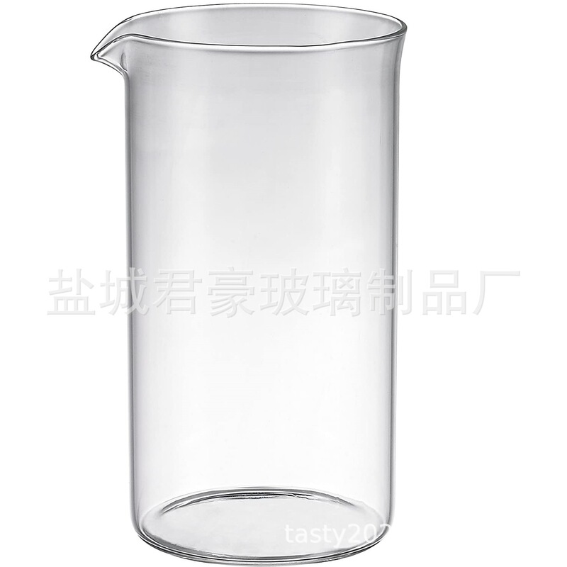 Factory Supply High Borosilicate Tea Maker Pot Body Multi-capacity Pot Glass Accessories Coffee Set Glass Pot Body