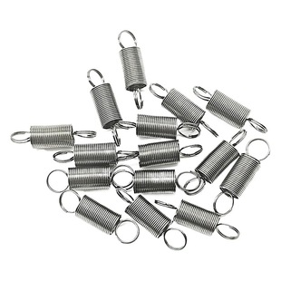 Tension spring 304 stainless steel small tension spring with hook stretch strong tension skateboard brake mechanical double hook Spring