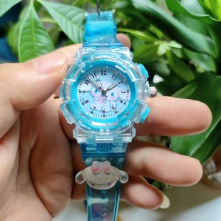 Детские часы мультфильм Sanrio Kulome светящиеся электронные часы для девочек учащихся начальной и средней школы цифровые указатели кварцевые часы