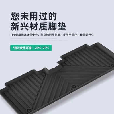 Trunk Mat, and Backrest Cushion: Universal Foot Pad