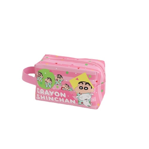 Creative Water Monster Crayon Shin-chan Student Stationery Pen Case Fashion Travel Hand Carry Three-Dimensional Toiletry Cosmetic Bag