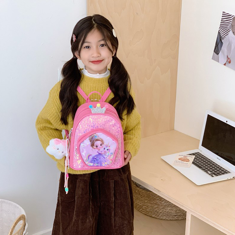 Mochila para niños, mochila para niñas lindas, nueva mini mochila de jardín de infantes de dibujos animados, pequeña mochila de viaje al aire libre