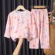 Summer Children's Cotton Silk Pajamas suit Thin Baby's Medium and Large Children's Air-conditioning Clothes Boys Cotton Silk Girls' Home Clothes