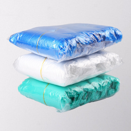 Factory direct sales disposable PE sleeves water-proof, dust-proof and oil-proof new material plastic PE sleeves blue and white