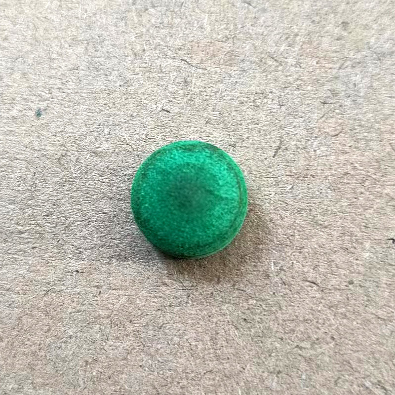 Cabeza de cuero verde 9,5mm 11mm multi-capa de piel de vaca de cuero verde cabeza de billar Varilla masculina universal de cuero cabeza Al Por Mayor