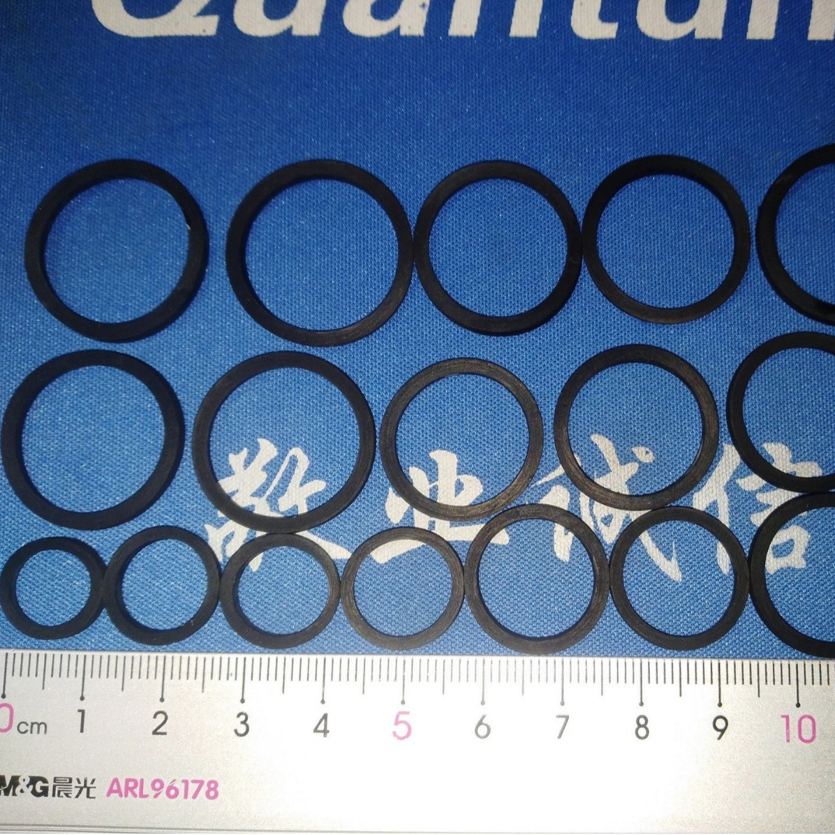 靠轮内径9-13mm卡座收录机靠轮胶圈皮带橡胶圈方2mm收录机配件