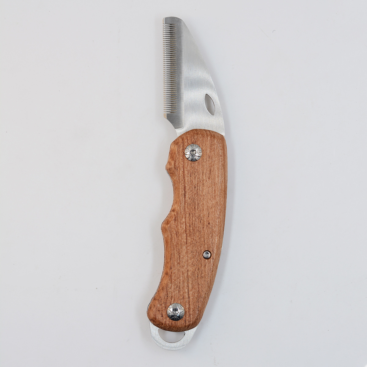 Dientes finos (cuchillo izquierdo plegable)