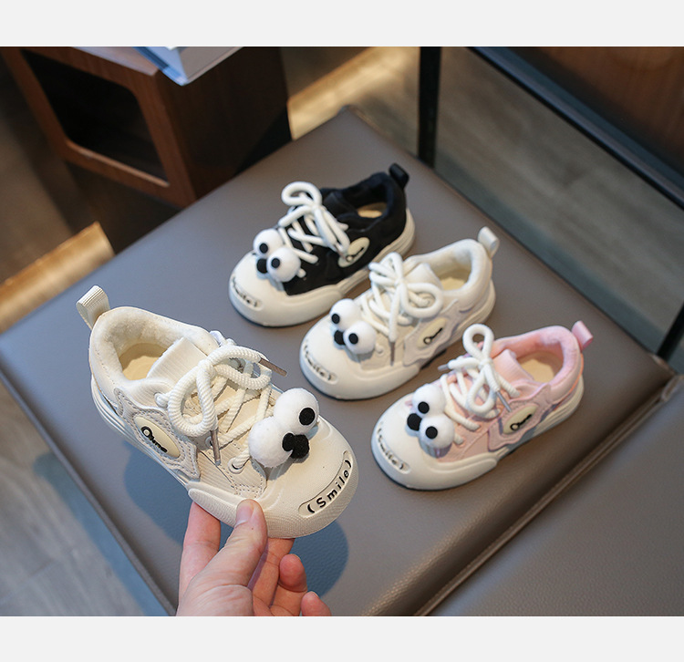 Scarpe basse in pelle scamosciata per bambini 2024 autunno e inverno nuovo stile ragazzi ragazze casual sportive bambino singolo scarpe alla moda_voghion.com