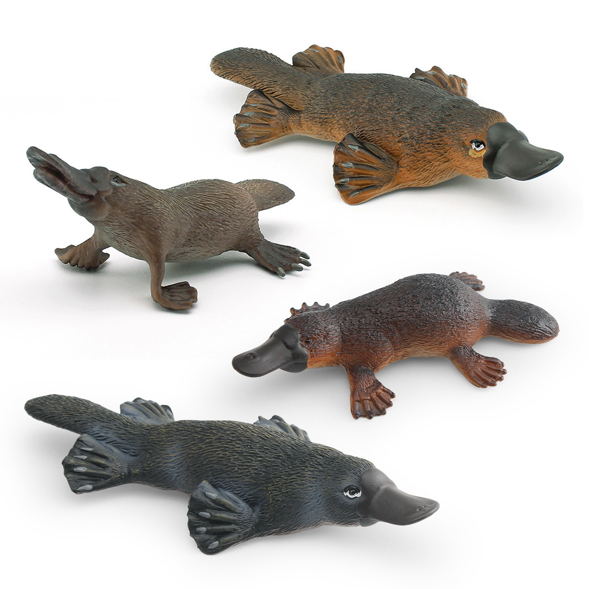 Cross-border simulation wild mammals platypus model children's cognition Australian duck otter desktop ornaments