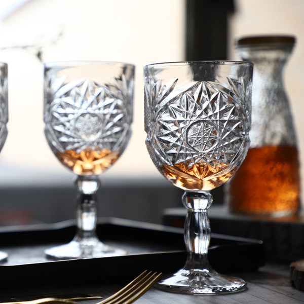 Retro wineglass
