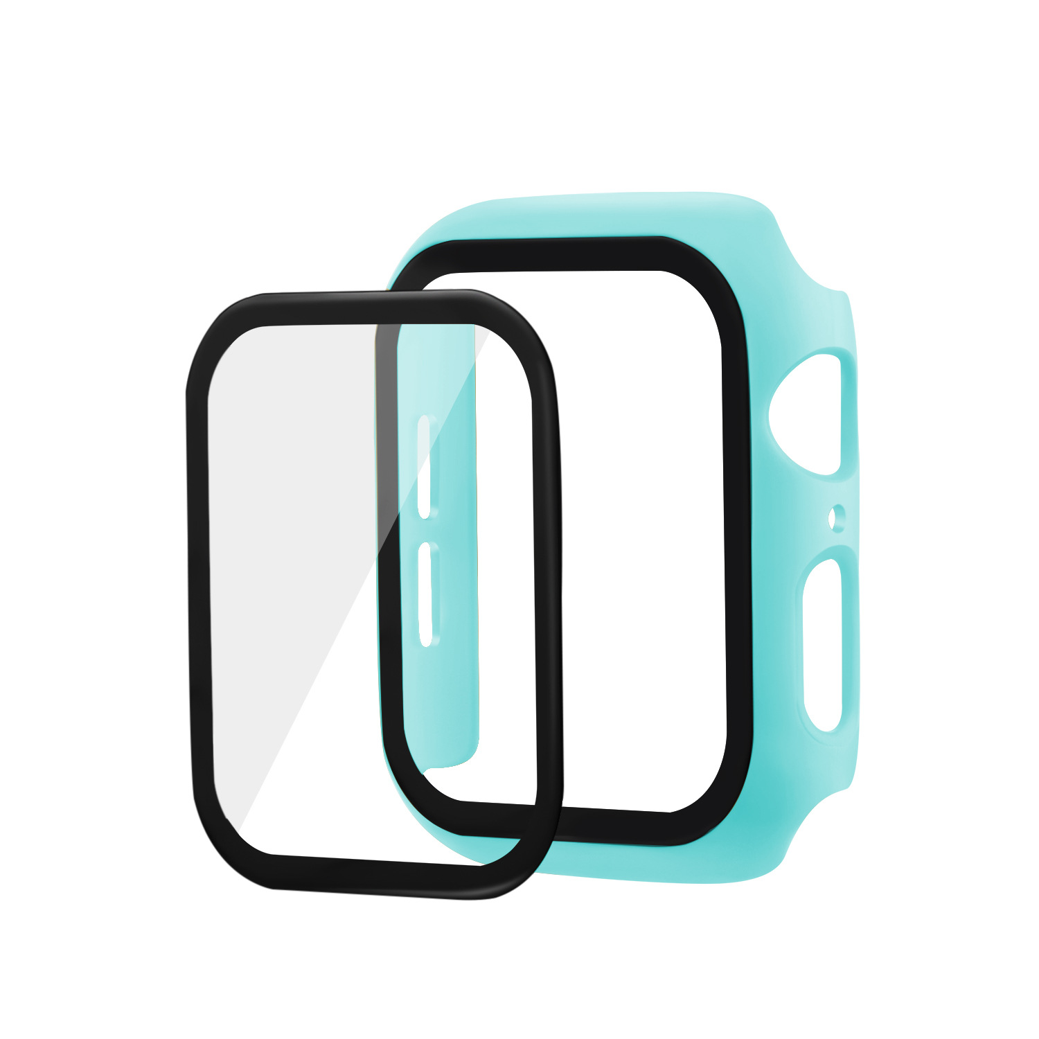 アップルの時計ケースを適用して、2合1転倒防止iwatch9保護ケース強化膜一体腕時計保護カバー