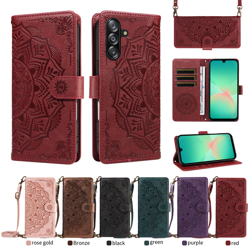 Suitable for Samsung A57 A37 A36A26 Mobile Phone Leather Case A54 A25 A13 Mobile Phone Case Protective Cover with Card Slot Suitable for Samsung A57 A37 A36A26 Mobile Phone Leather Case A54 A25 A13 Mobile Phone Case Protective Cover with Card Slot
