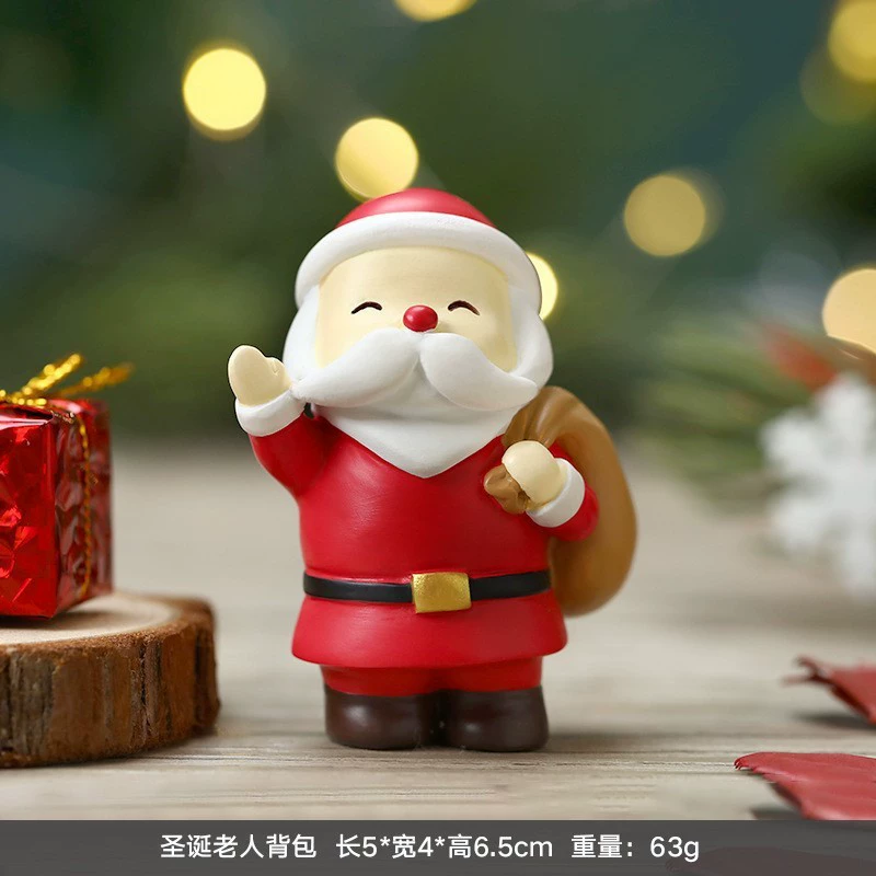 Рождественские столовые украшения ручной работы, assorted festive figurines (разные дизайны), легковесные 0.5 кг