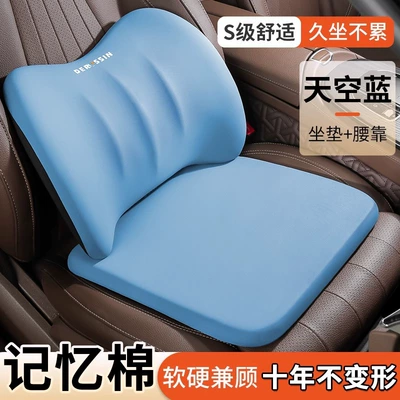 Seat cushion, seat cover: seat cushion waist support fart cushion - the-store-manager-recommends-sky-blue-comfortable-single-seat