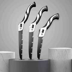 Folding saw for woodworkers, household use, three-sided ground teeth hand saw, fruit tree pruning, garden trimming, outdoor logging saw, saw blade