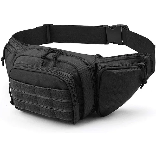 Amazon Multifunctional Tactical Waist Bag Invisible Gun Bag Outdoor Cycling Running Sports Mountaineering Waterproof Waist Bag
