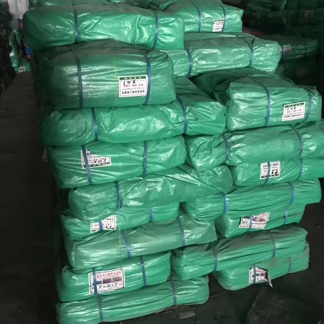 供应抗晒防雨南韩布水晶绿金包银防水抗老化加厚耐磨篷布直销遮盖