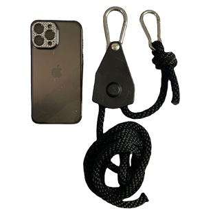 Large outdoor supplies camping tent wind rope drawstring canopy fixed rope 3/8 lifting rope metal pulley 3 m rope