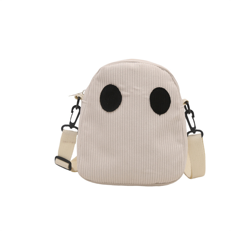 Harajuku nicho japonés bolso de hombro personalidad fantasma extraño lindos mochilas de mujeres bolso de dibujos animados para teléfonos móviles