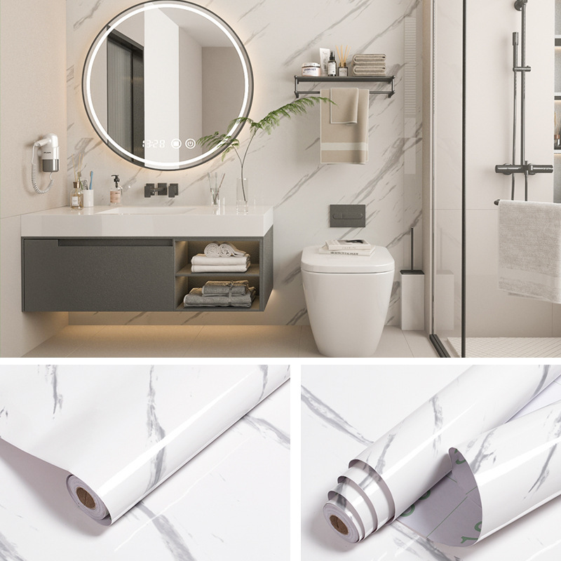 Pegatinas de suelo impermeables para inodoros, renovaciones de suelo para inodoros, pegatinas de baldosas de cerámica transformadas, pegatinas de piso engrosadas, autoadhesivas y antideslizantes