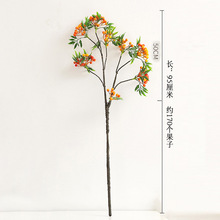 红果子相思豆仿真花北美冬青富贵果红色浆果新年装饰插花一件代发