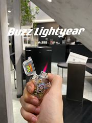 巴斯光年卡通粉色火焰打火機批發創意男女禮物酒吧個性同款