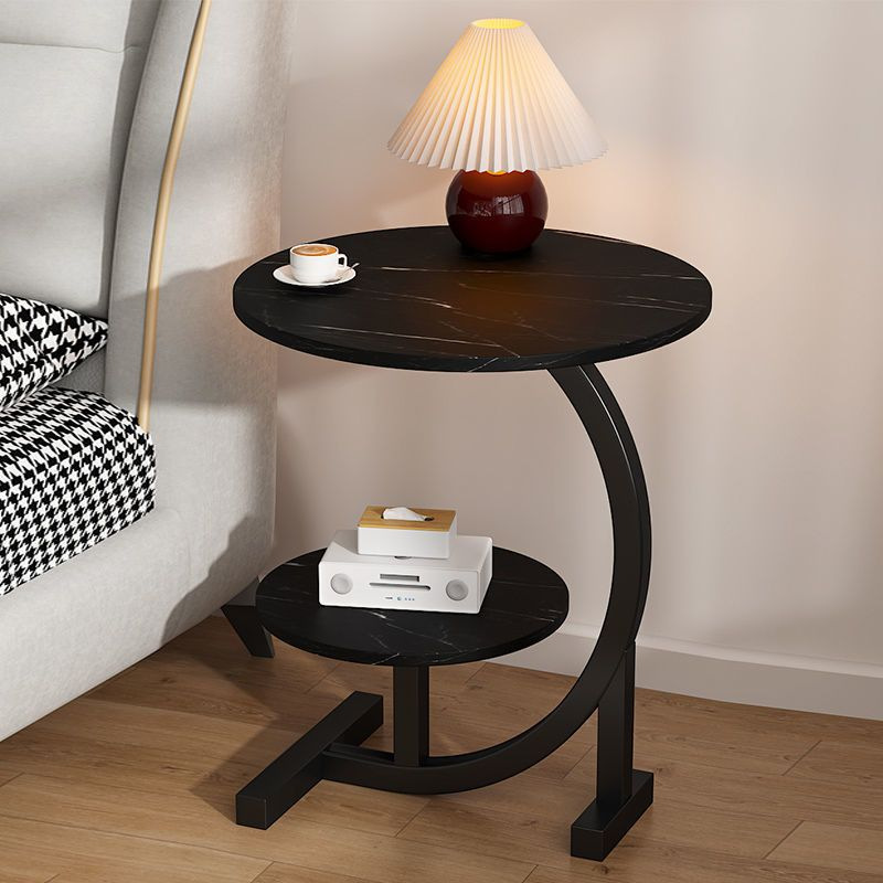 Mesa simple de cabecera de la cama sala de estar mesa de té estante de flores balcón estante de flores dormitorio al lado de la cama sofá