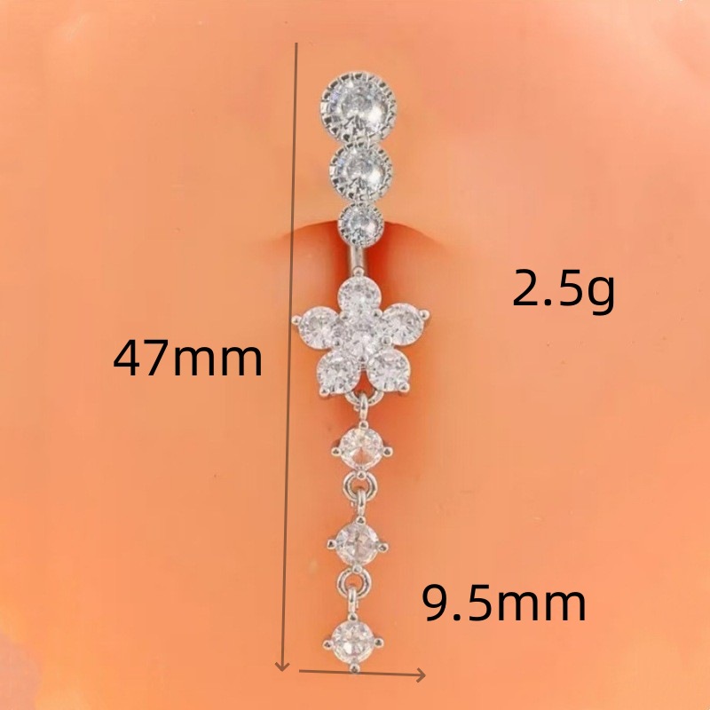 Pointed titanium steel lip stud product view