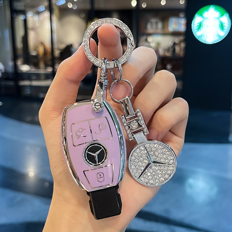 Mercedes V-Class Key Cover Vito Protective Case Cla Diamond Style S-Class Glc Car E-Class C-Class Key Holder Cls Premium Case