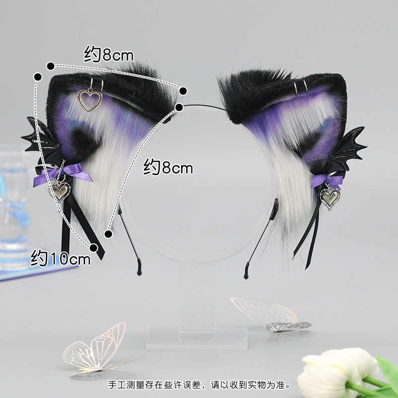Lolita Gothic hermosa diadema Halloween Joker Lolita diadema Halloween Joker