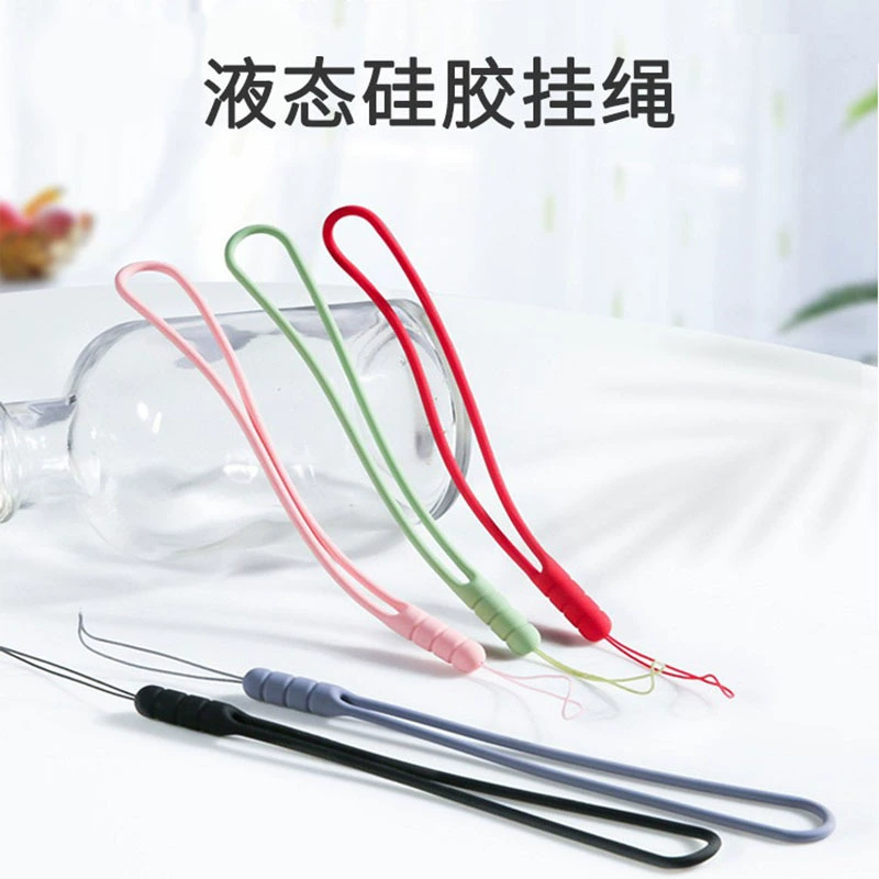 Ремешок для мобильного телефона Bullet, подвесная веревка на шею, короткий ремешок на запястье, слинг на запястье, жидкая силиконовая цепочка, чехол для мобильного телефона с защитой от потери веревки