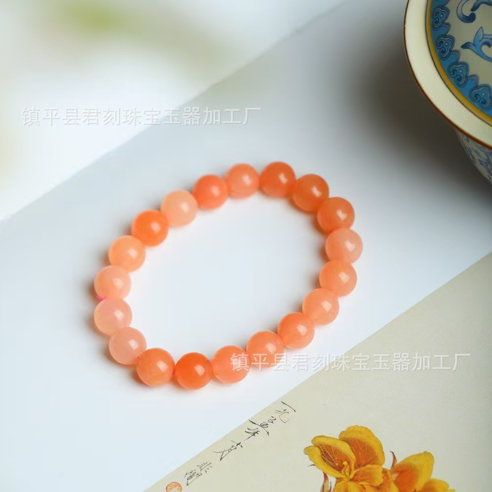 다크 복숭아꽃 브루잉 팔찌 비즈 8MM